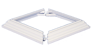 5" Sq. Two-Piece Post Skirt