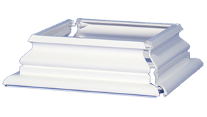 6" Sq. Federation -Two Piece Post Skirt