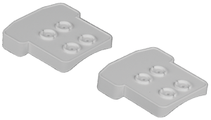 T-Rail Covered Handrail Bracket Column Adapter Kit