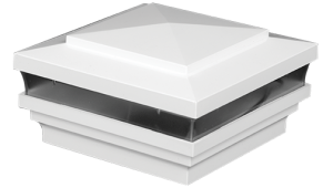 6" Sq. Cape May Low Voltage Light Post Cap