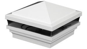 5" Sq. Haven Low Voltage Light Post Cap