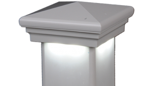5" Sq. Neptune Downward Low Voltage Light Post Cap