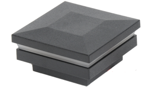 5.5" Sq. Ornamental Low Voltage Light Post Cap
