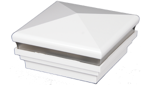 5" Sq. Neptune Halo Low Voltage Light Post Cap