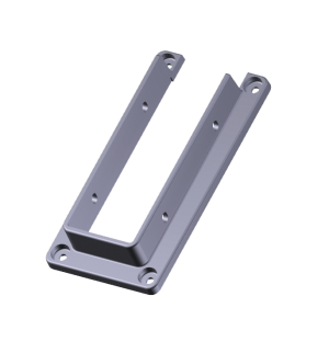 2" x 6" / 2" x 7" Privacy Rail Bracket Kit- (2pk)