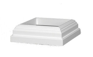 4" Sq. New England Post Skirt w/ 0.375 IR