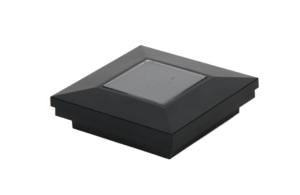 3.25" Sq. Ornamental Downward Solar Light Post Cap