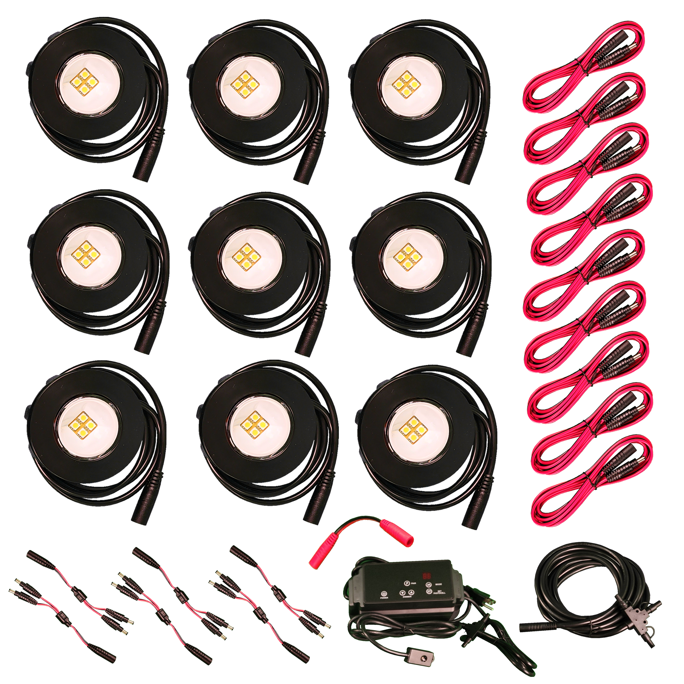 Lumadome Light 9 pc. Kit -3000 Kelvin