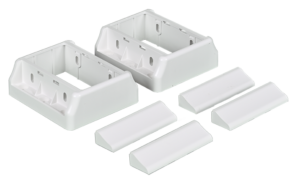 MLB Rail 2" x 3.5" Straight Bracket w/ Covers
